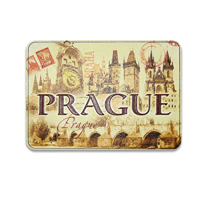 Hölzerner Magnet Prag Retro 19.