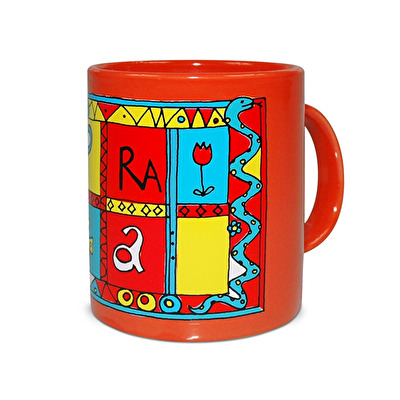 Tasse Prag Schlange  - Orange