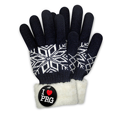 Women‘s winter gloves Prag  - Dark blue