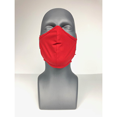 Cotton face mask red