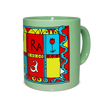 Mug Prague Snake - Light green