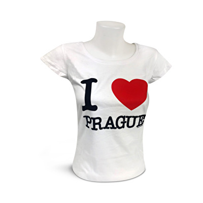 Women‘s T-shirt I love PRAGUE 98.