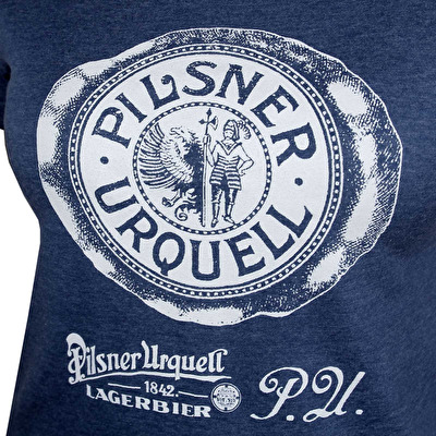Modré dámské tričko BIO Pilsner Urquell 