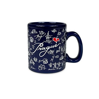 Small mug Prague PAR blue