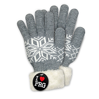 Women‘s winter gloves Prag  - Grey