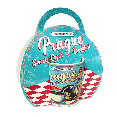 Tasse Prag mit Handtasche Breakfast