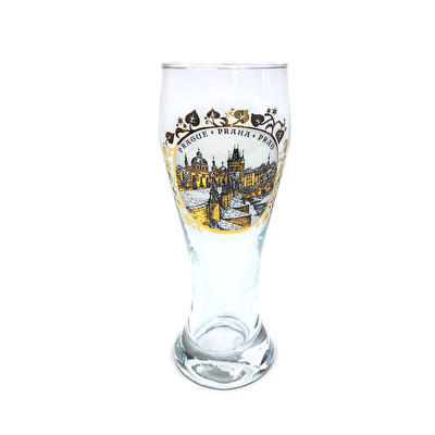 Glass tankard Prague 0,3 Klarka 27.