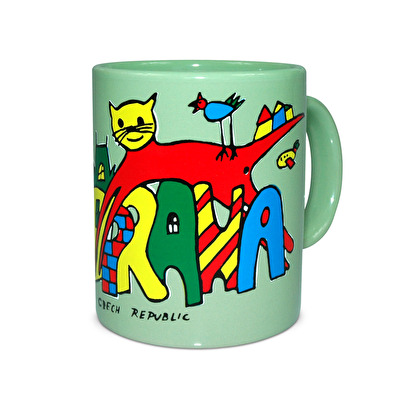 Tasse Prag  die Katze A