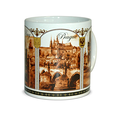 Mug Prague Kampa D white - White