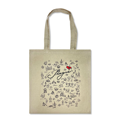 Cloth bag Prague PAR beige