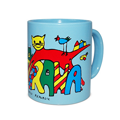 Tasse Prag  die Katze A