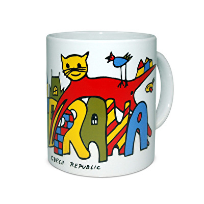 Tasse Prag  die Katze A