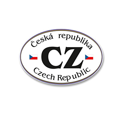 Samolepka Česká republika CZ 28.