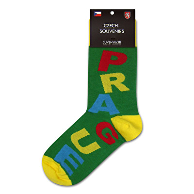 Ponožky PRAGUE zelené