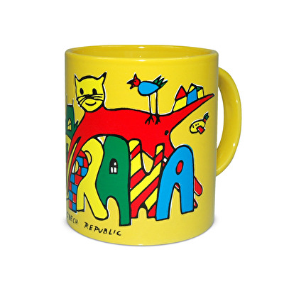 Tasse Prag  die Katze A