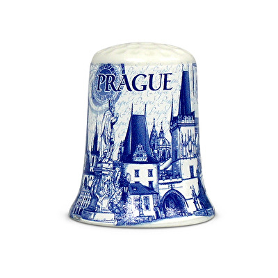 Sewing thimble Prague Blue