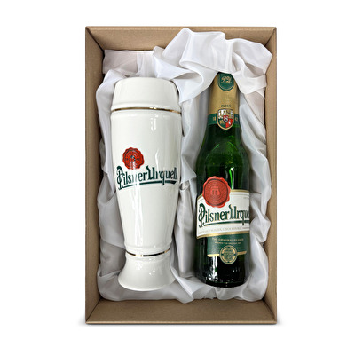 Bier Geschenkset Prag Keramik Pilsner Urquell