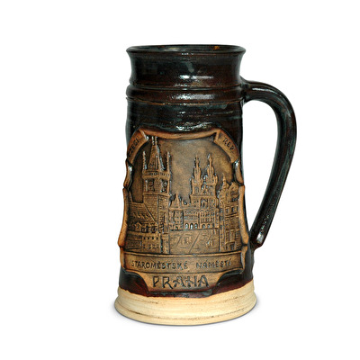 Ceramic tankard Prague high J