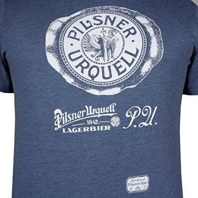 Modré pánské tričko Pilsner Urquell BIO