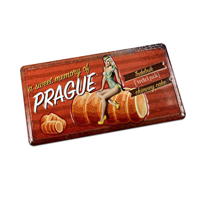 Metallmagnet Prag Baumkuchen