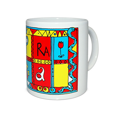 Mug Prague Snake - White