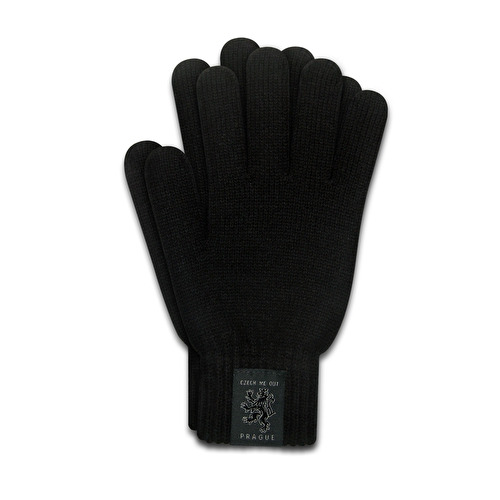 Winter gloves Czech Lion black