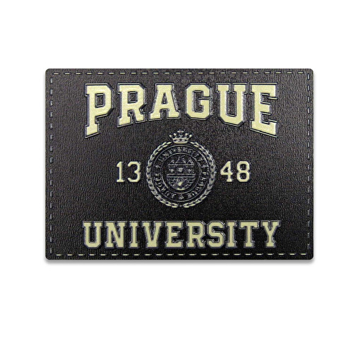 Wooden magnet 3D Prague University 29.