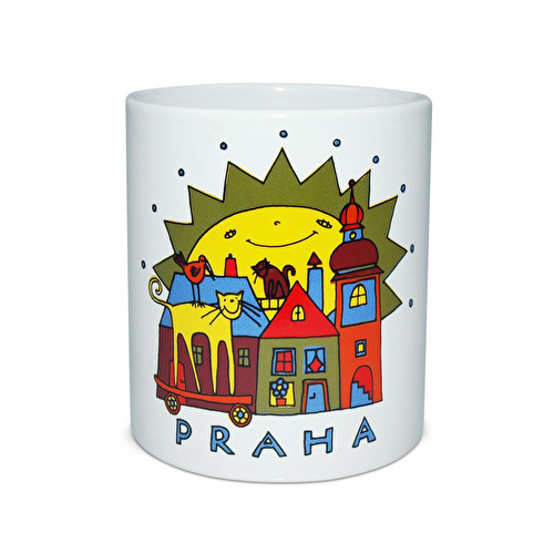 Tasse Prag die Sonne B