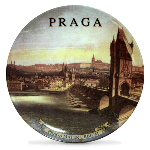Talíř Praha Karlův most průměr 21 cm