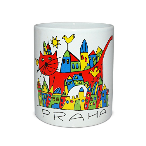 Tasse Prag die Katze B