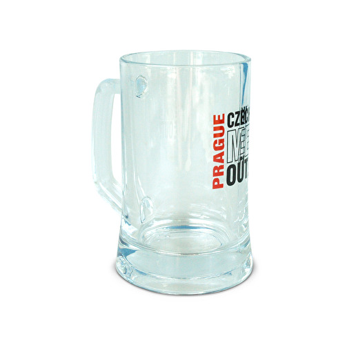 Glass tankard Prague Corona 0,3 C.M.O.