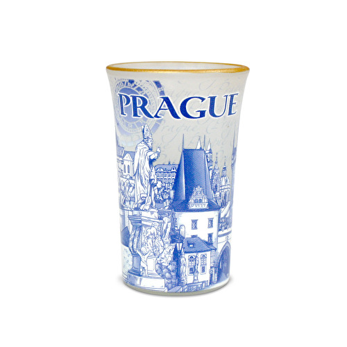 Shotglass Prague Blue II.