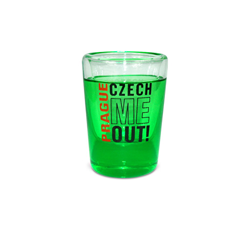 Double shot glass Absint C.M.O.