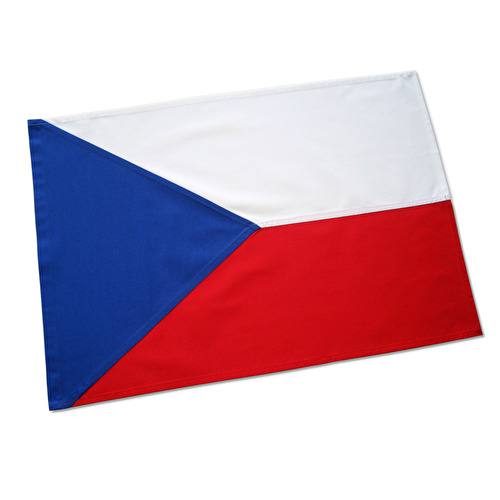 Die Flagge der Tschechischen Republik V. 35x195 cm