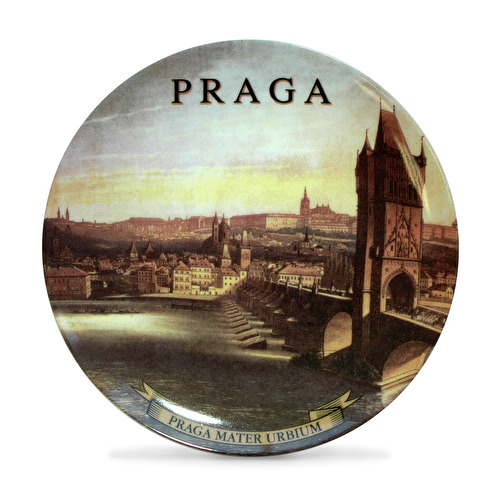 Talíř Praha Karlův most průměr 19 cm