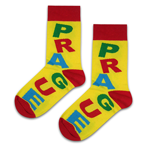 Ponožky PRAGUE žluté