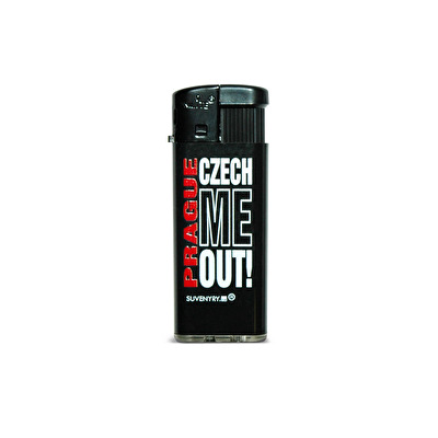 Lighter mini Prague C.M.O. black