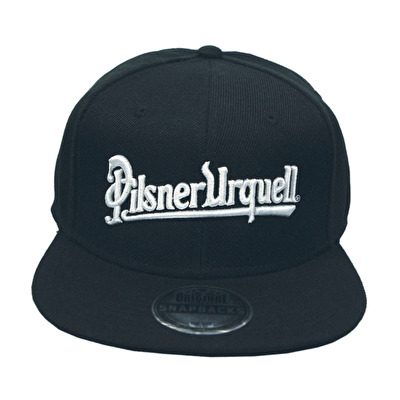 Černá kšiltovka Snapback Pilsner Urquell 