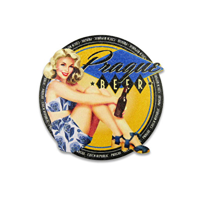 Magnet HDF Pin-up kulatý 15.