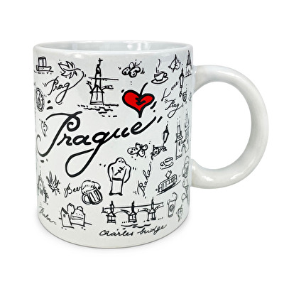 Tasse Prag PAR weiß