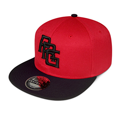 Čepice Praha snapback HORD červená/černá/černý kšilt