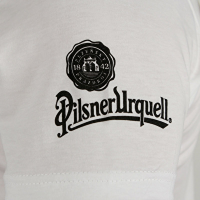 White T-shirt Pilsner Urquell 