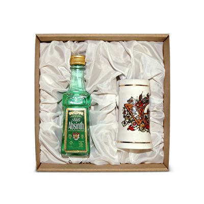 Sada Praha mini Absinth keramika