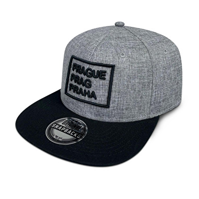 Čepice Praha snapback TRIP černá výšivka 