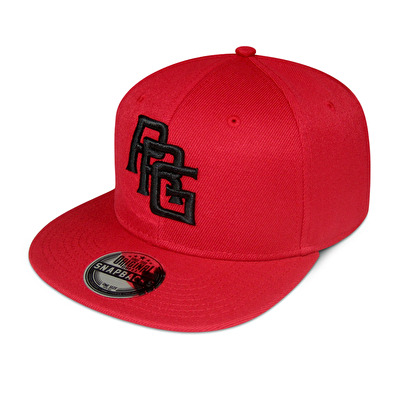 Čepice Praha snapback HORD červená/černá - Červená