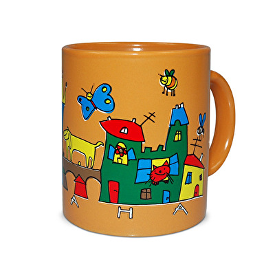 Tasse Prag Sommer orange