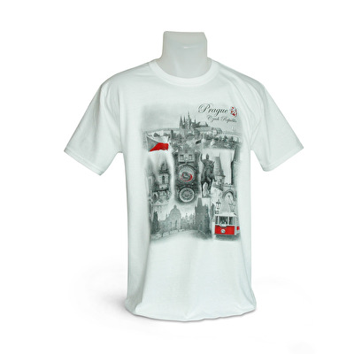 T-shirt Prague Montaz 65. - White