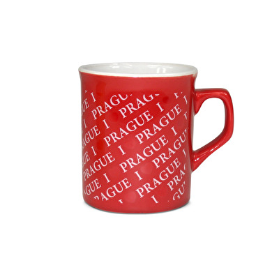 Tasse Sega mittel rot I love Prague