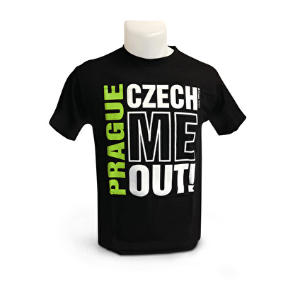 T-shirt Prague C.M.O. green 3. - Black