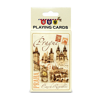 Playing cards Prague Retro